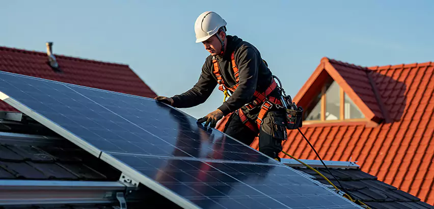 Solar Panels on Steel Roof Installation in Madison